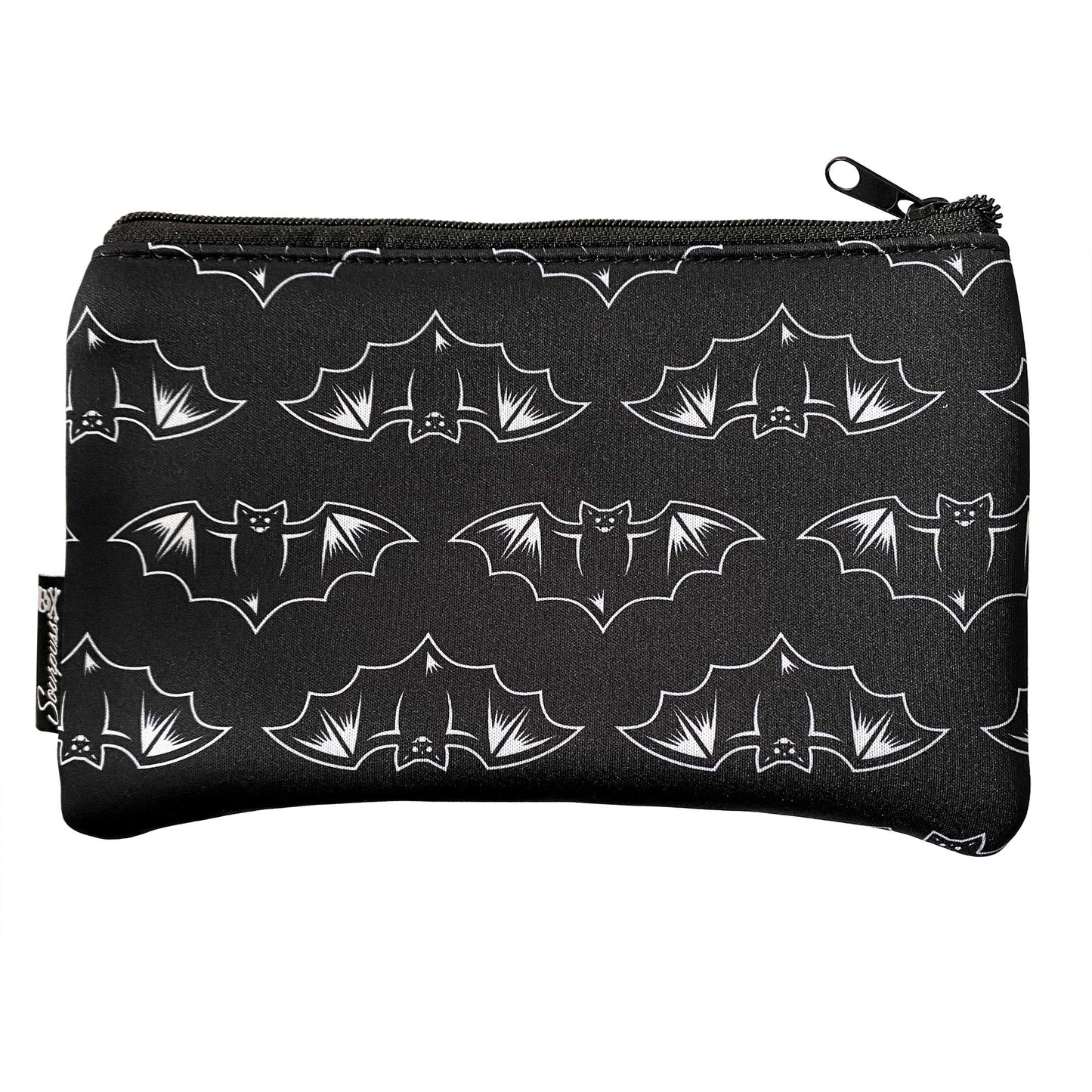SOURPUSS NOKTURNAL BATS ZIP POUCH