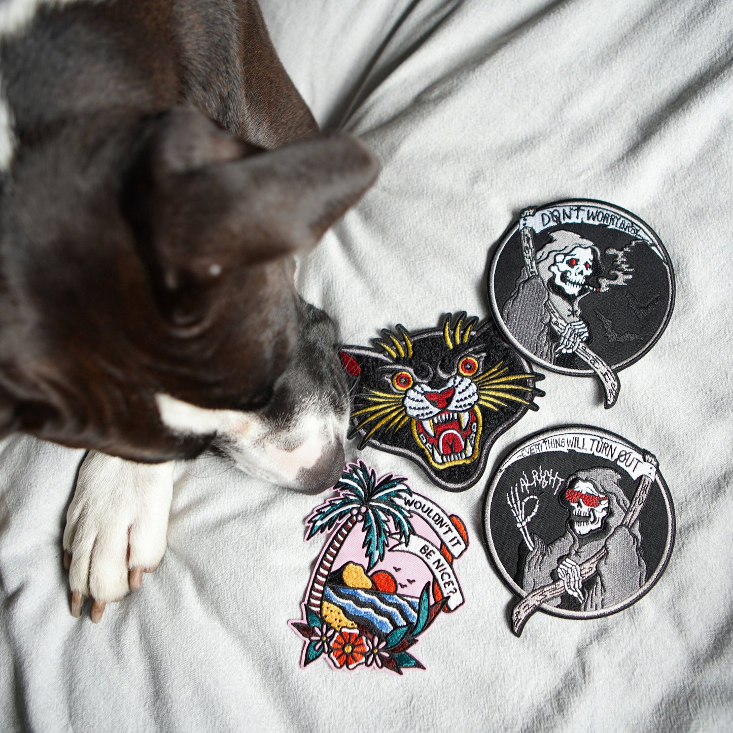 Black Panther Chenille Patch