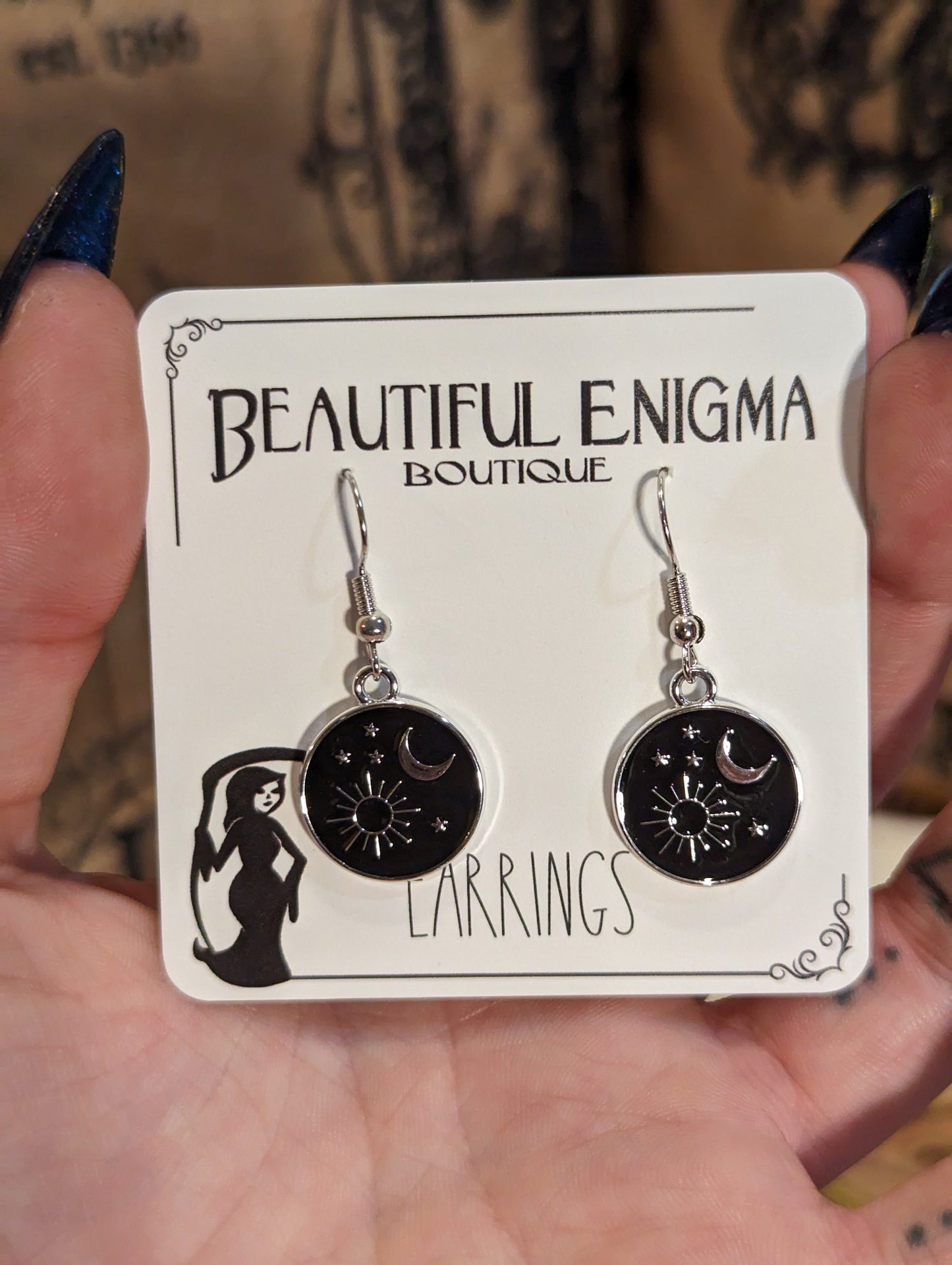SUN AND MOON - EARRINGS