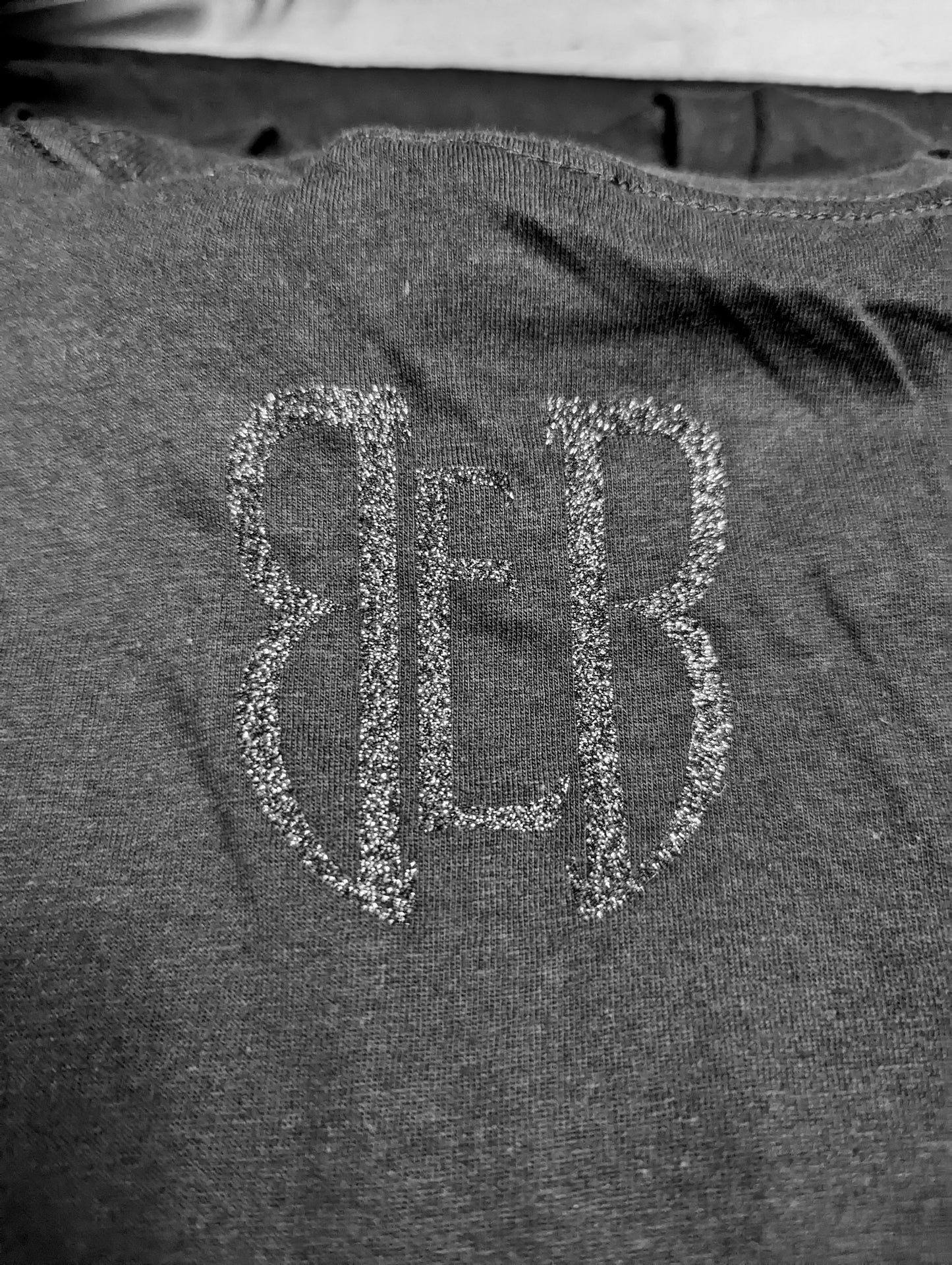 Black glitter on black - Dagger T-Shirt