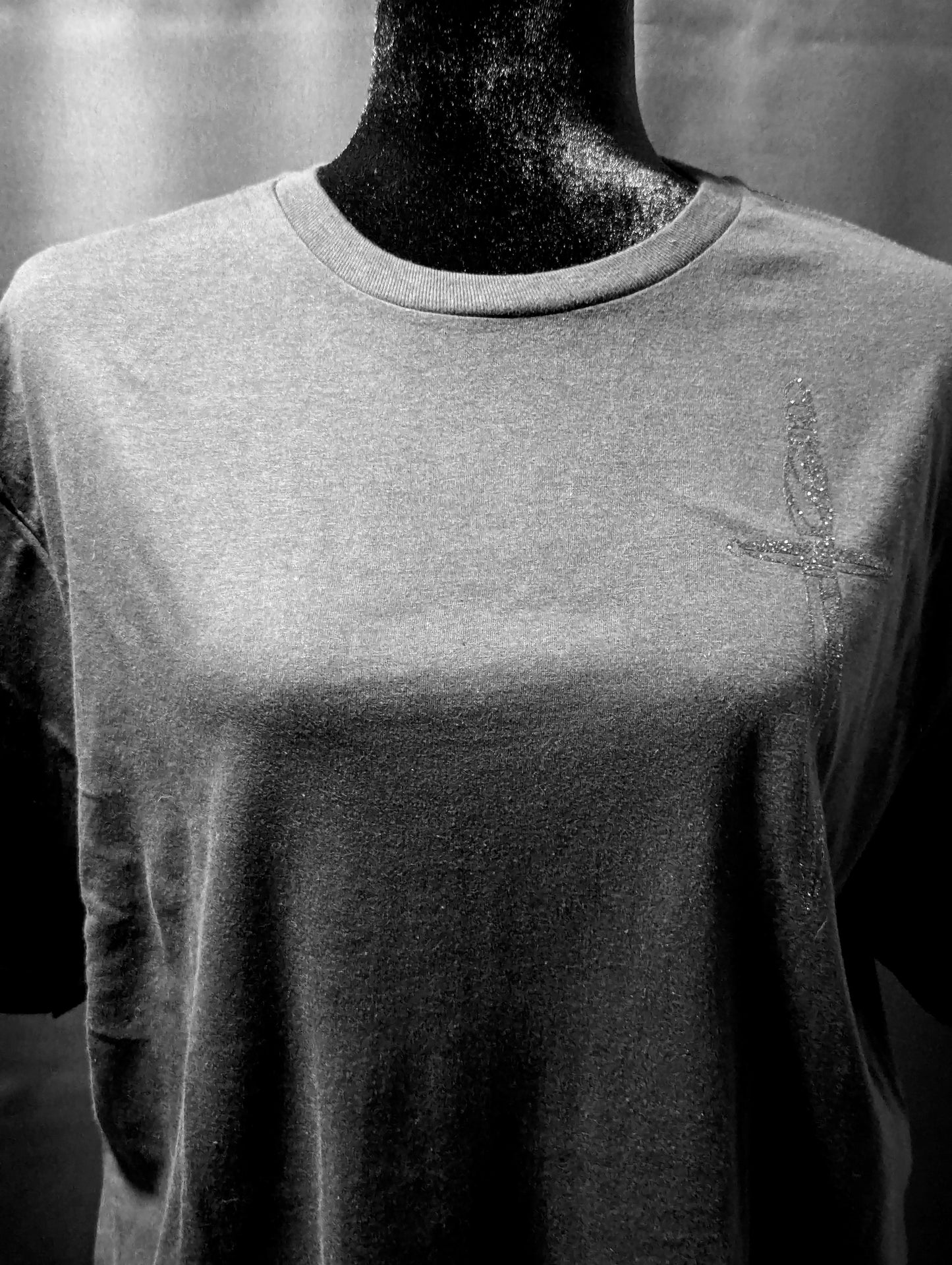 Black glitter on black - Dagger T-Shirt
