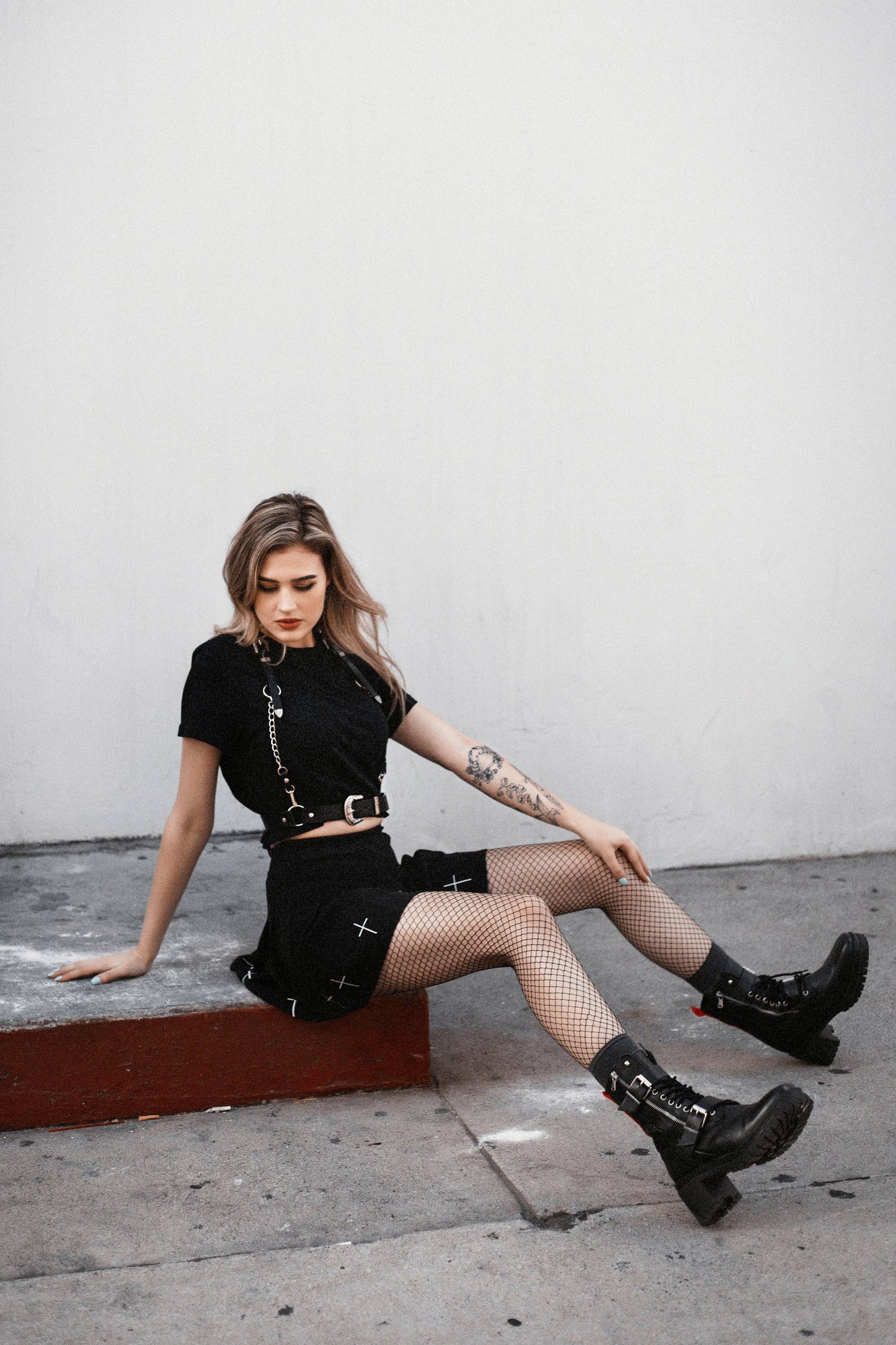 The ‘Sharpshooter’ Western Goth Chain Harness