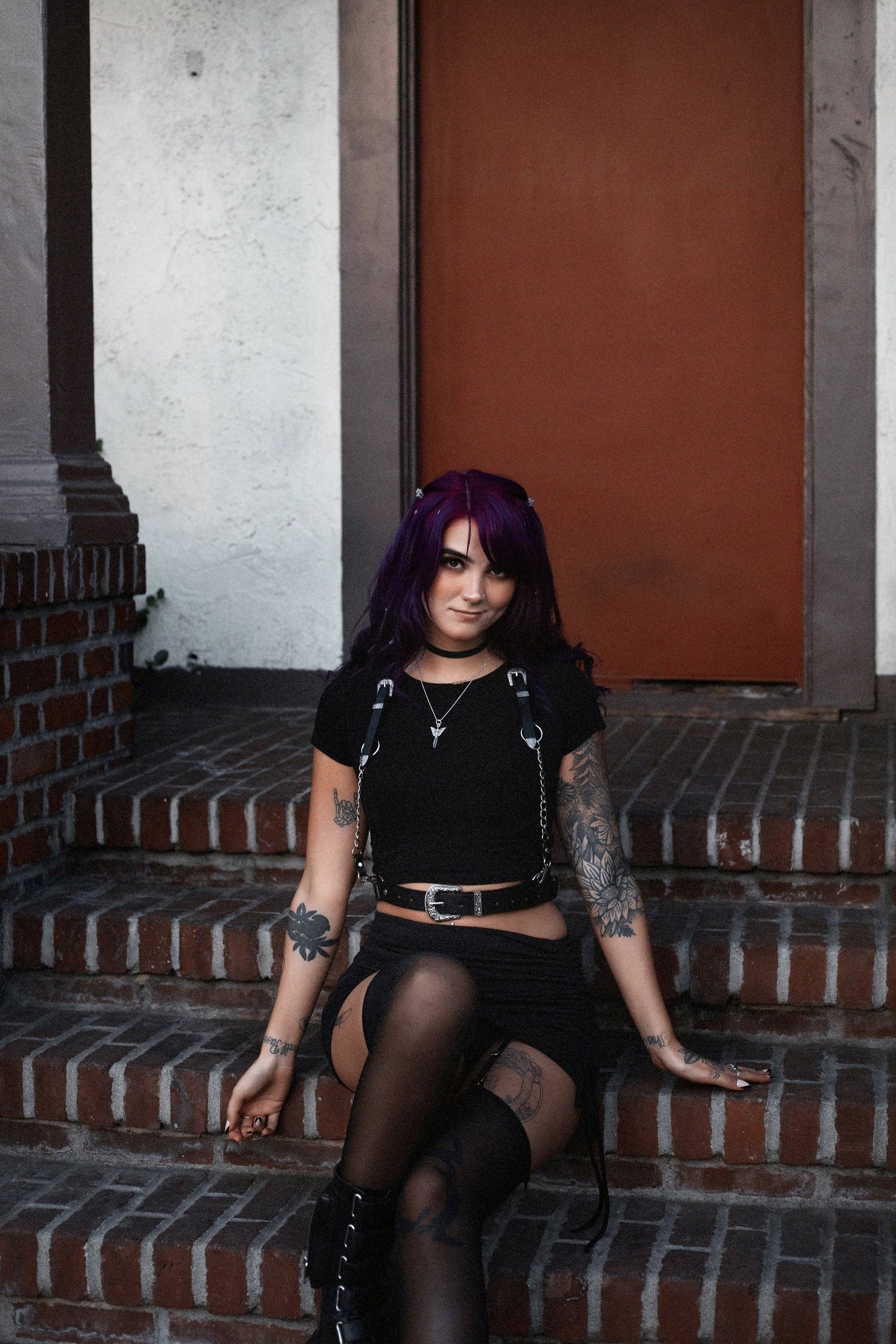 The ‘Sharpshooter’ Western Goth Chain Harness