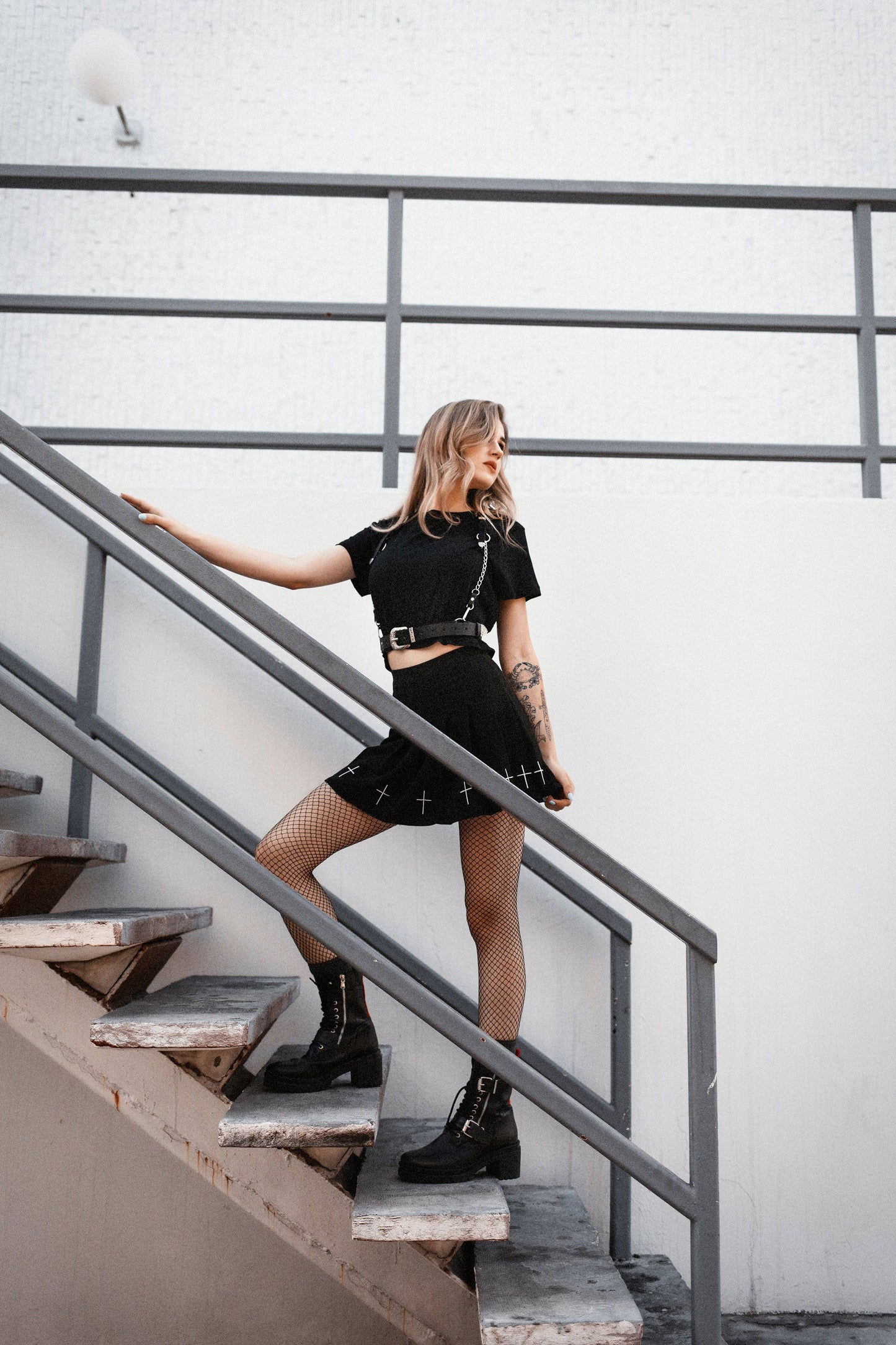 The ‘Sharpshooter’ Western Goth Chain Harness