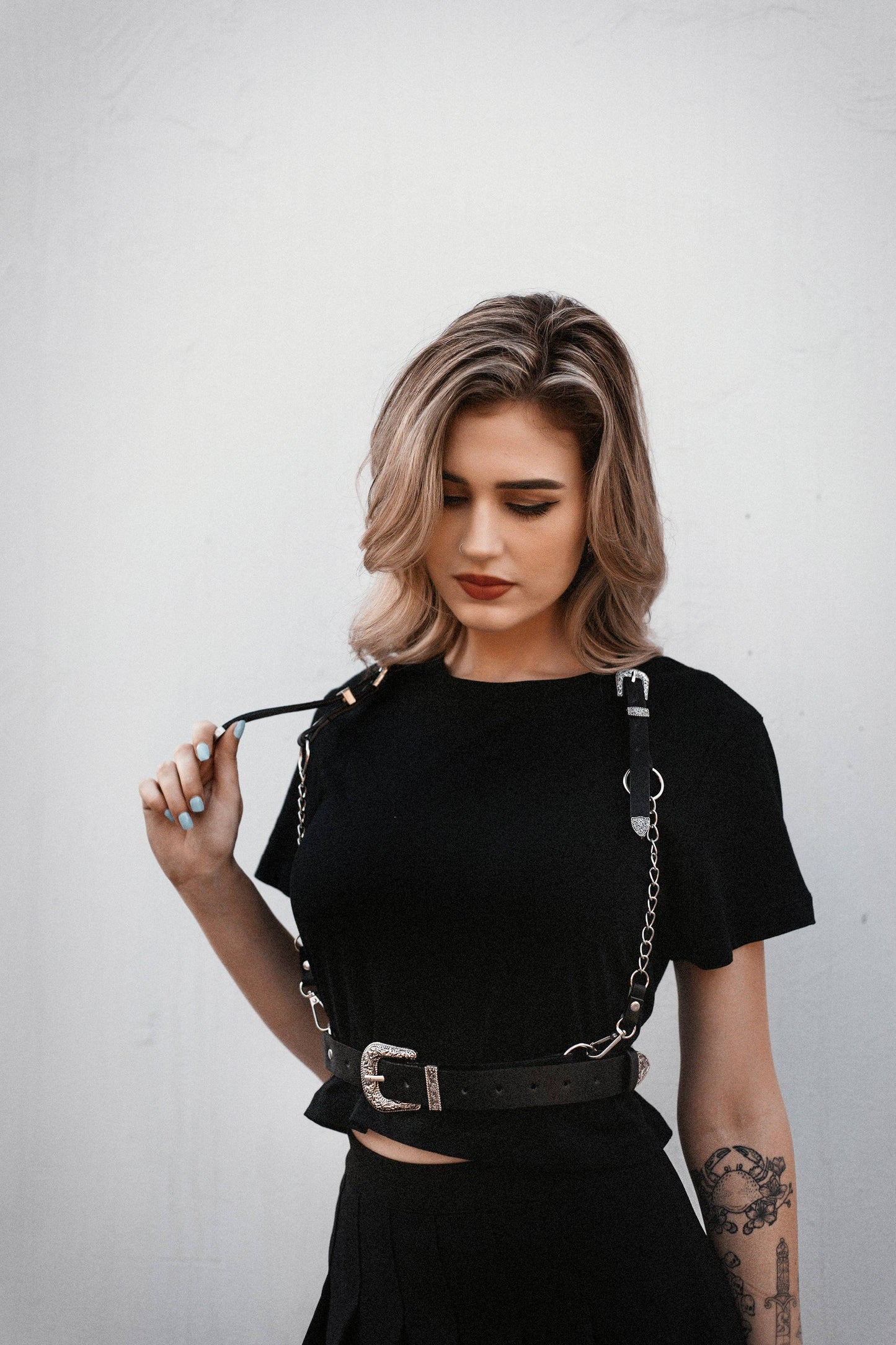 The ‘Sharpshooter’ Western Goth Chain Harness