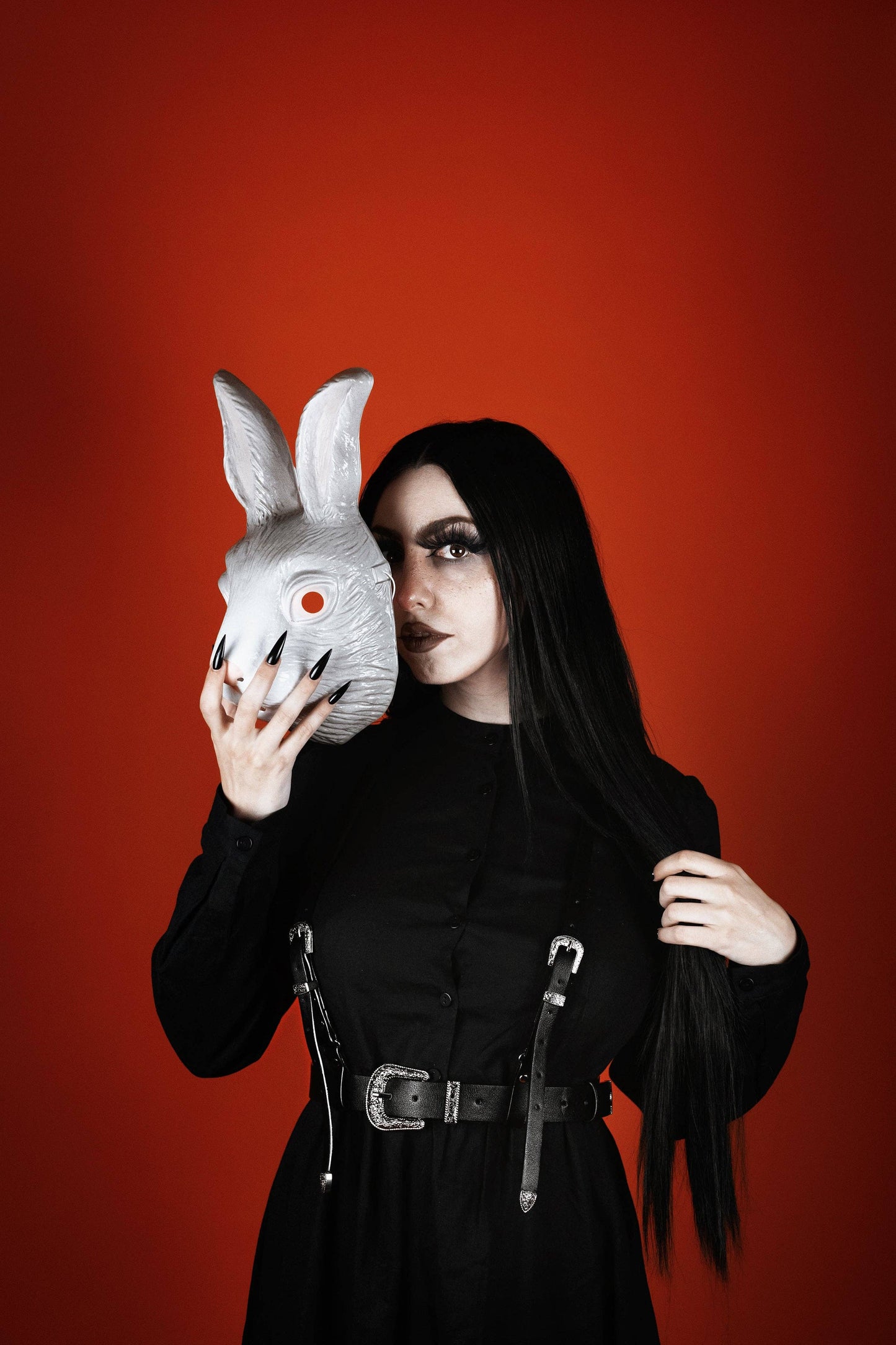 The ‘Midnight Rider’ Western Goth Harness