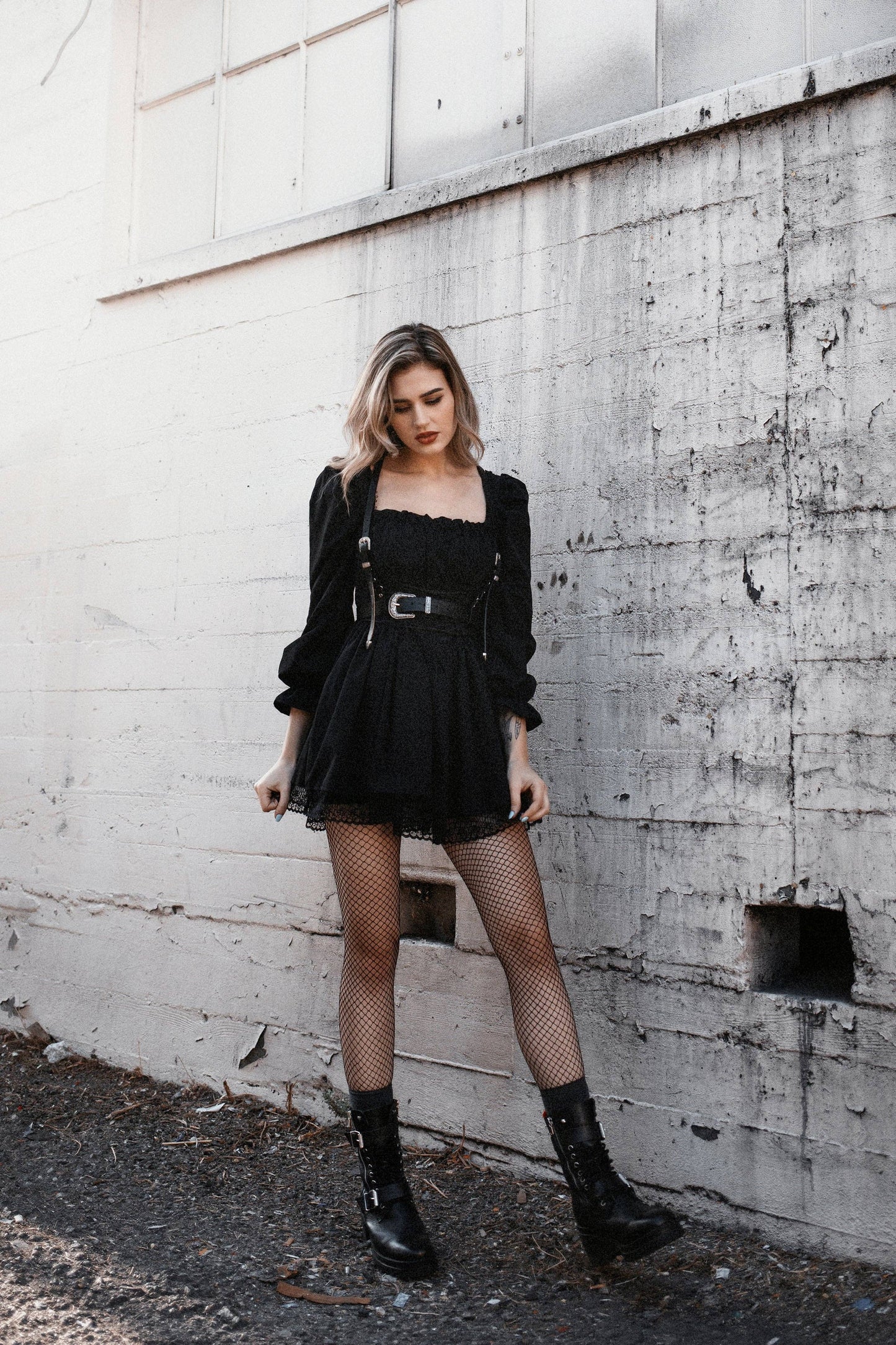 The ‘Midnight Rider’ Western Goth Harness