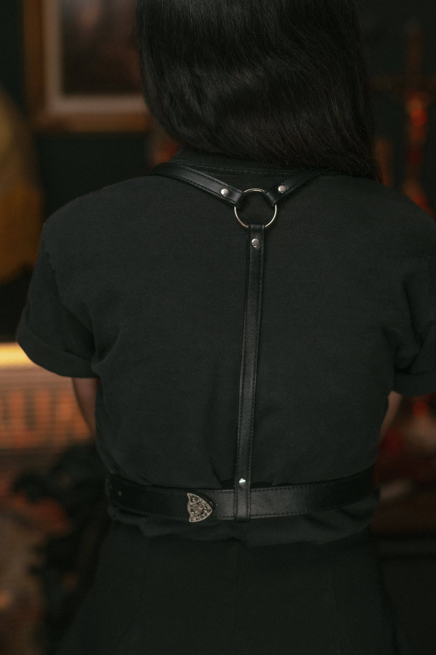 The ‘Midnight Rider’ Western Goth Harness