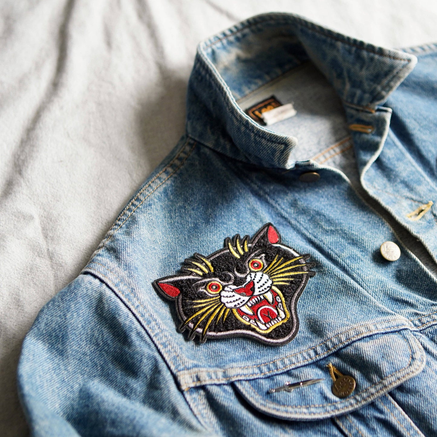 Black Panther Chenille Patch