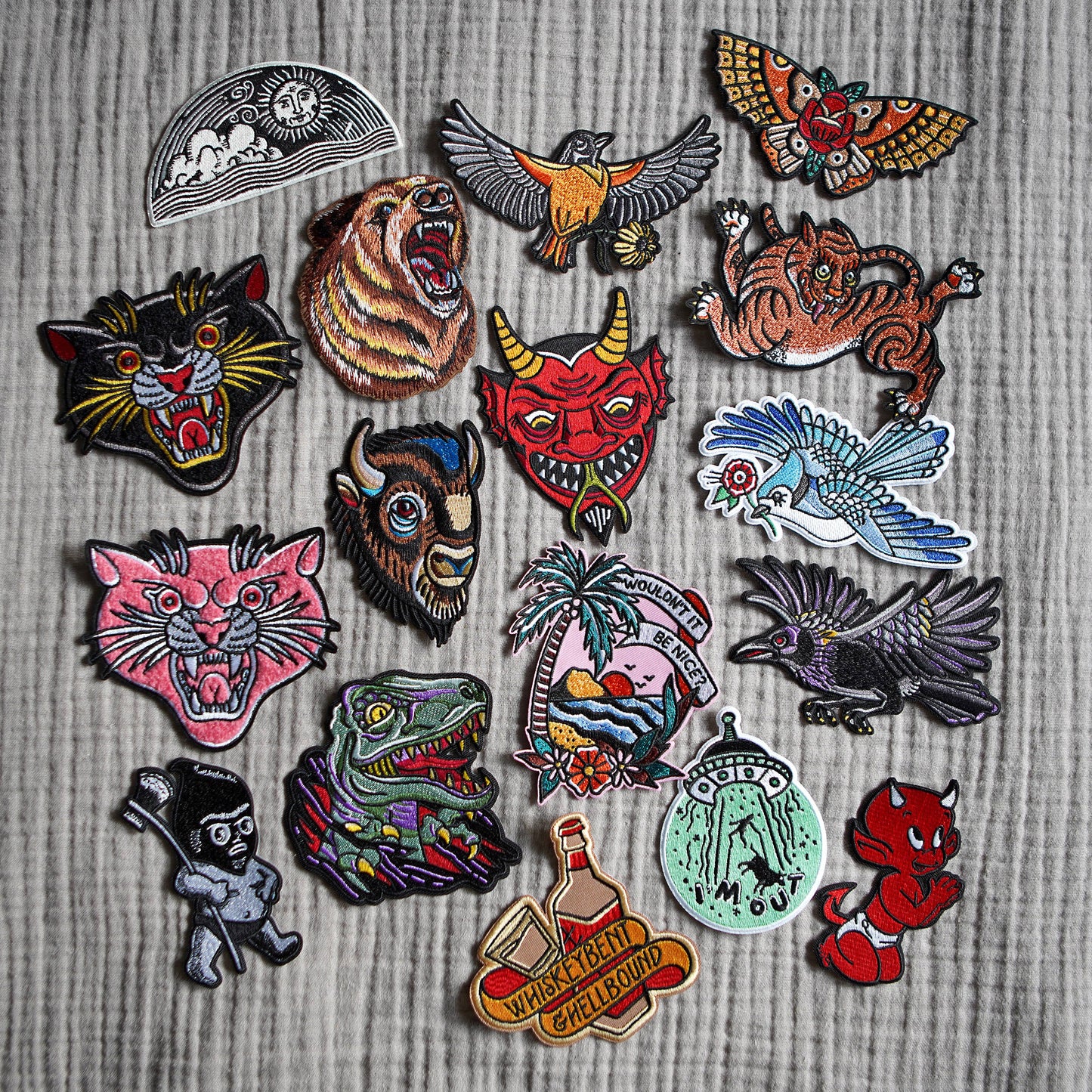 Pink Panther Chenille Patch