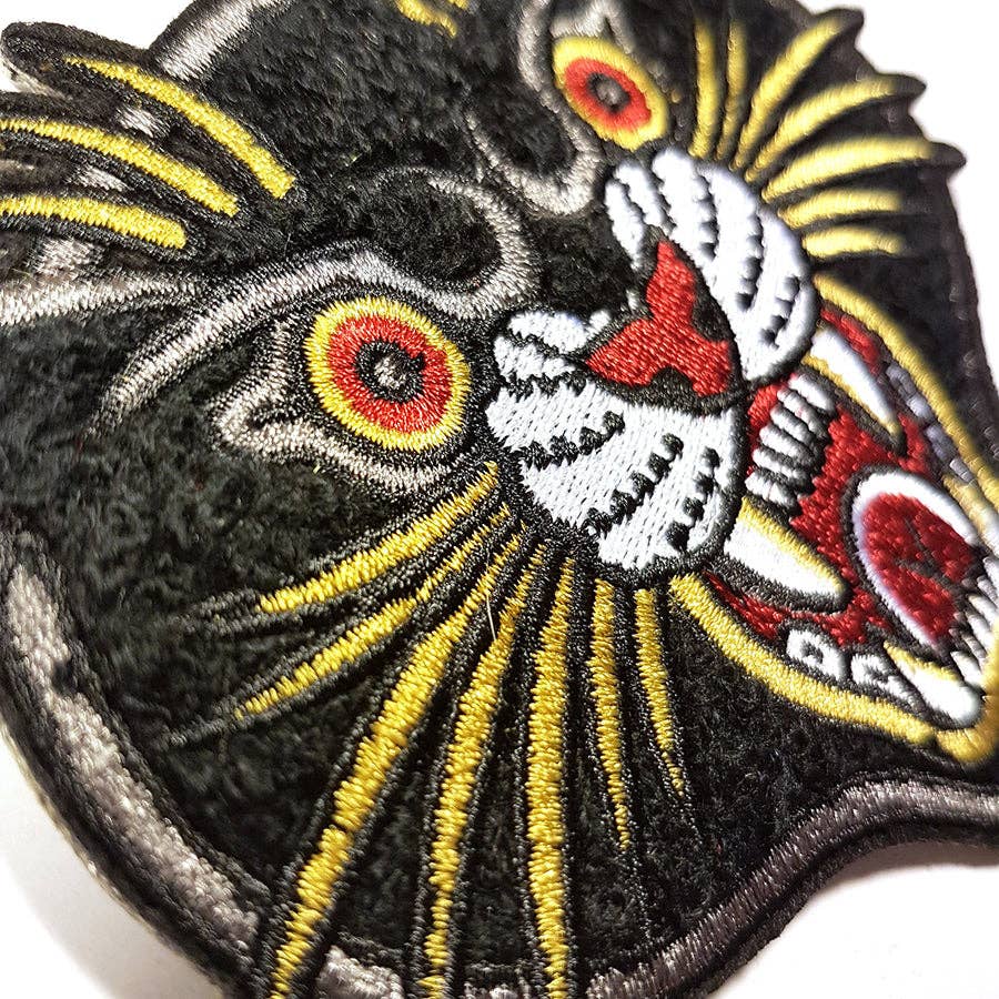 Black Panther Chenille Patch