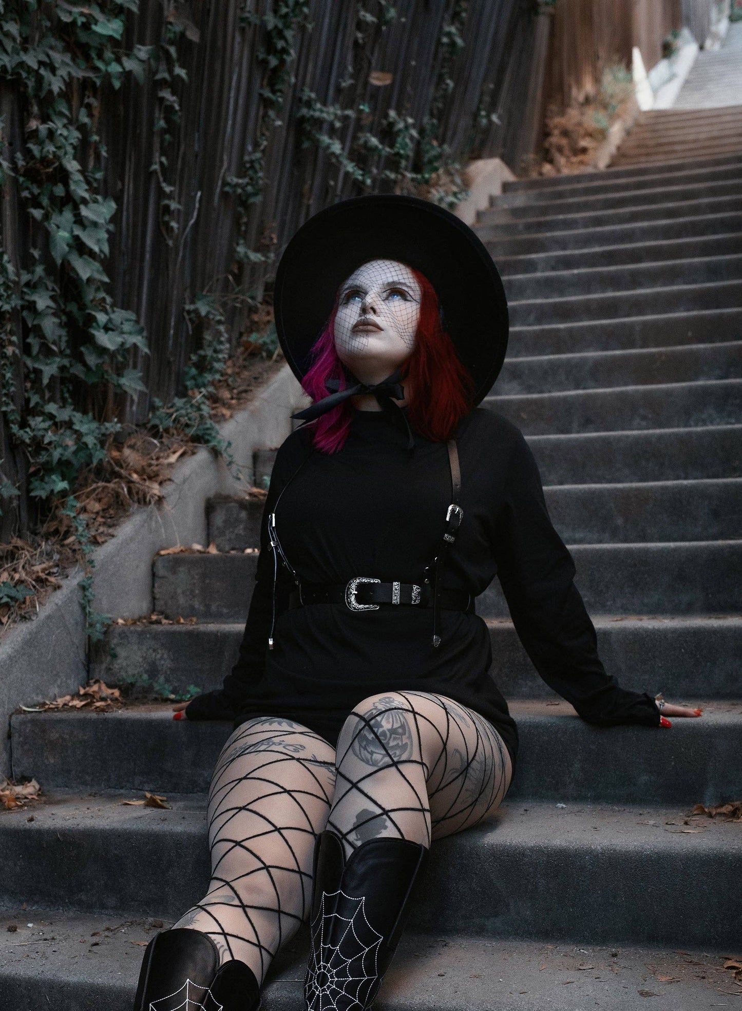 The ‘Midnight Rider’ Western Goth Harness