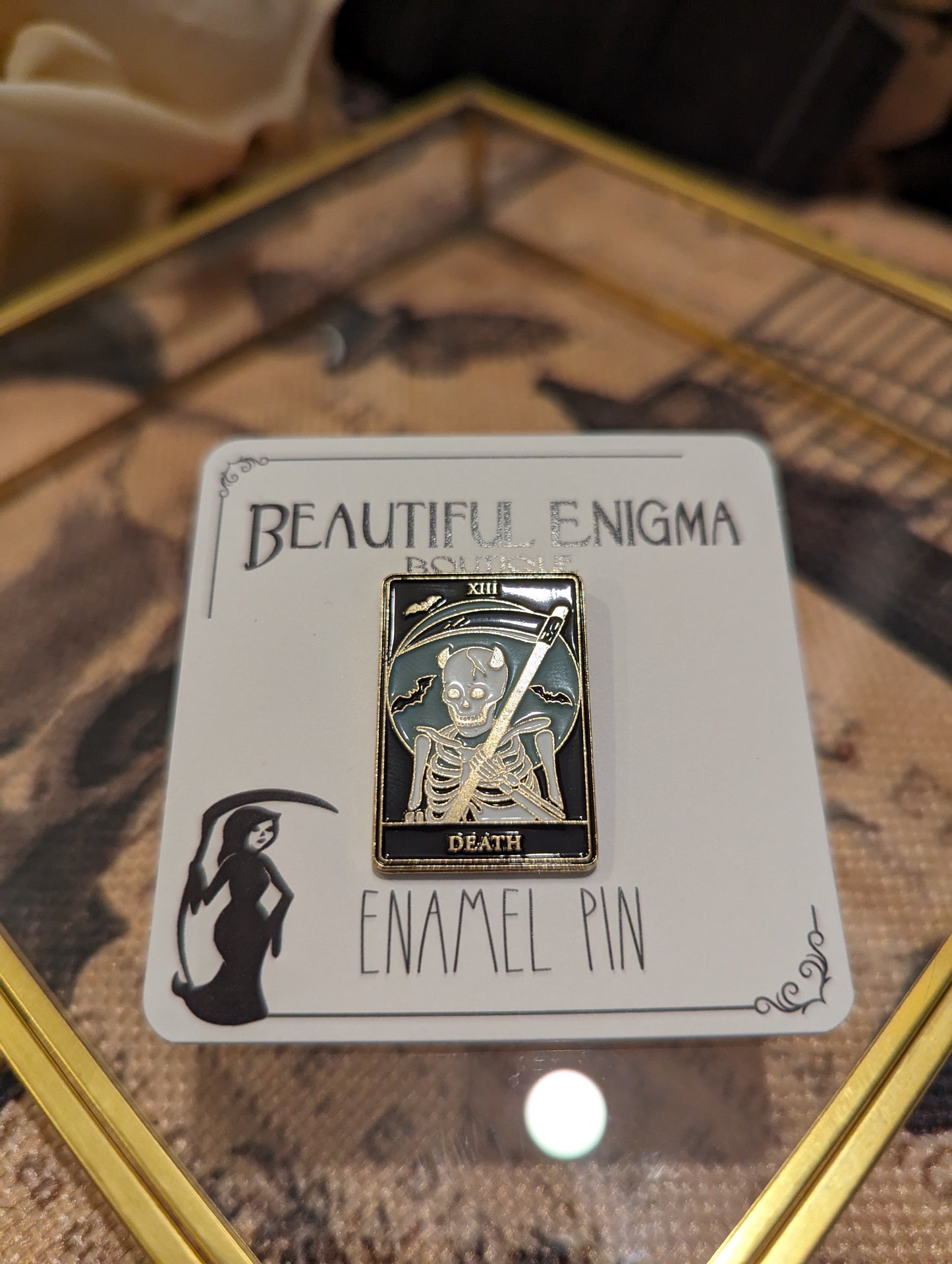 DEATH - ENAMEL PIN