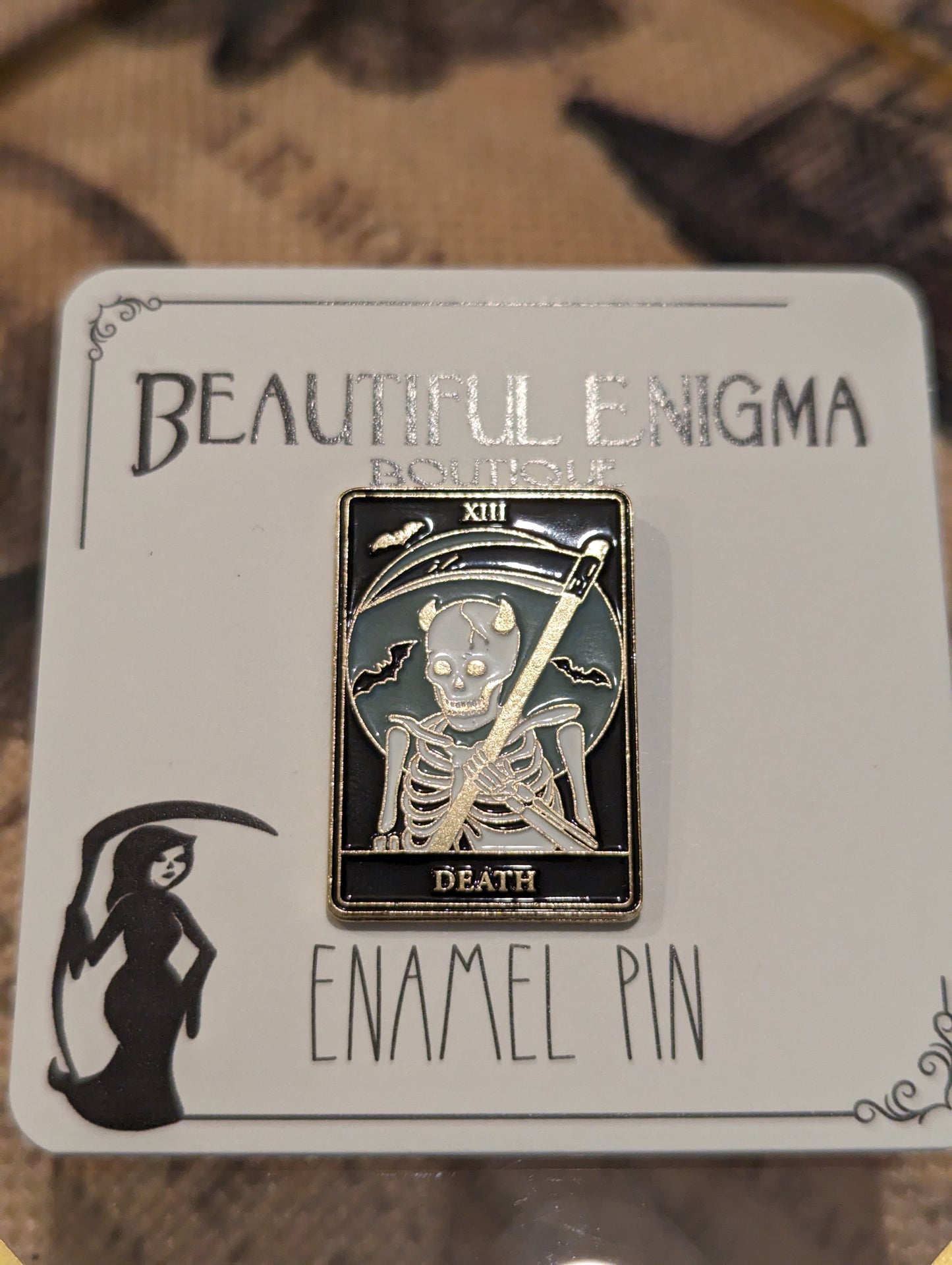 DEATH - ENAMEL PIN