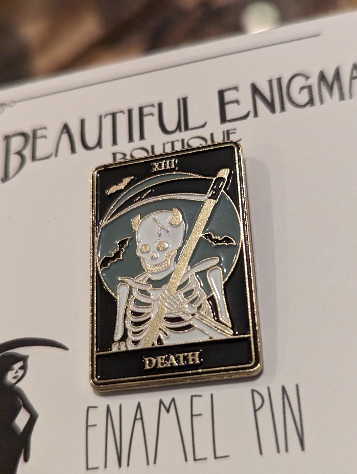 DEATH - ENAMEL PIN