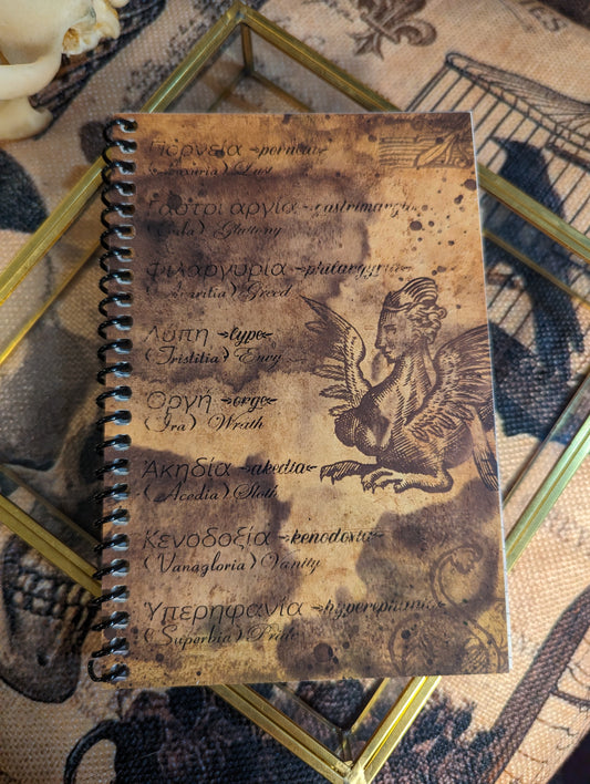 THE 7 DEADLY SINS - NOTEBOOK