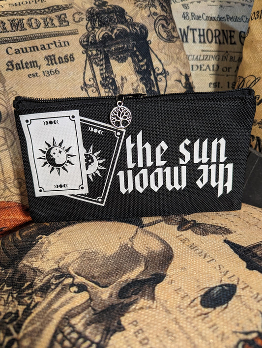THE SUN & THE MOON - ZIPPER POUCH