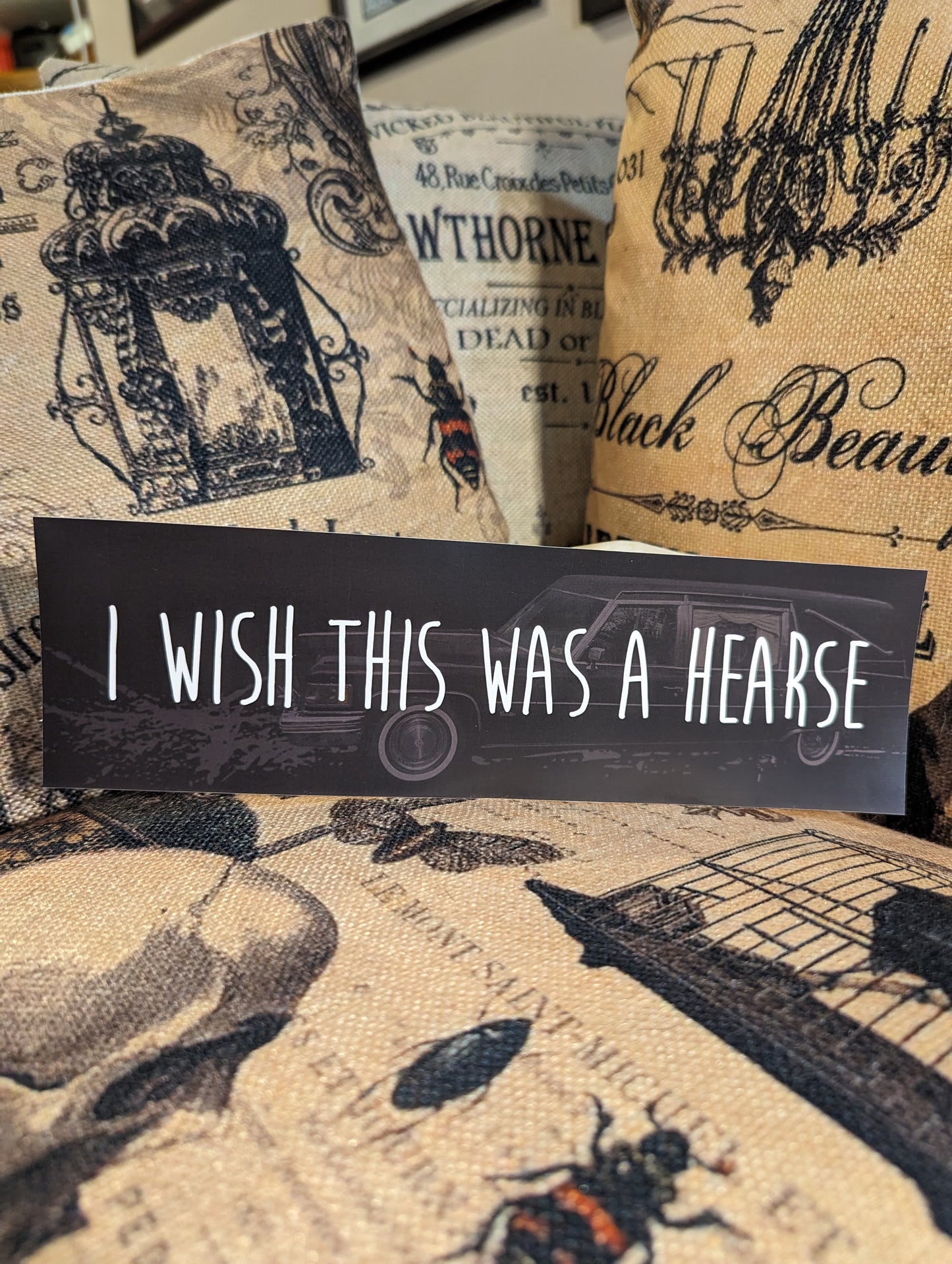 HEARSE - BUMPER STICKER