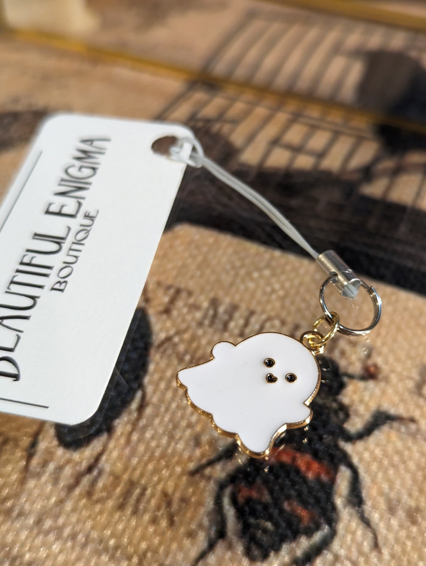 GHOST - ZIPPER PULL / CHARM