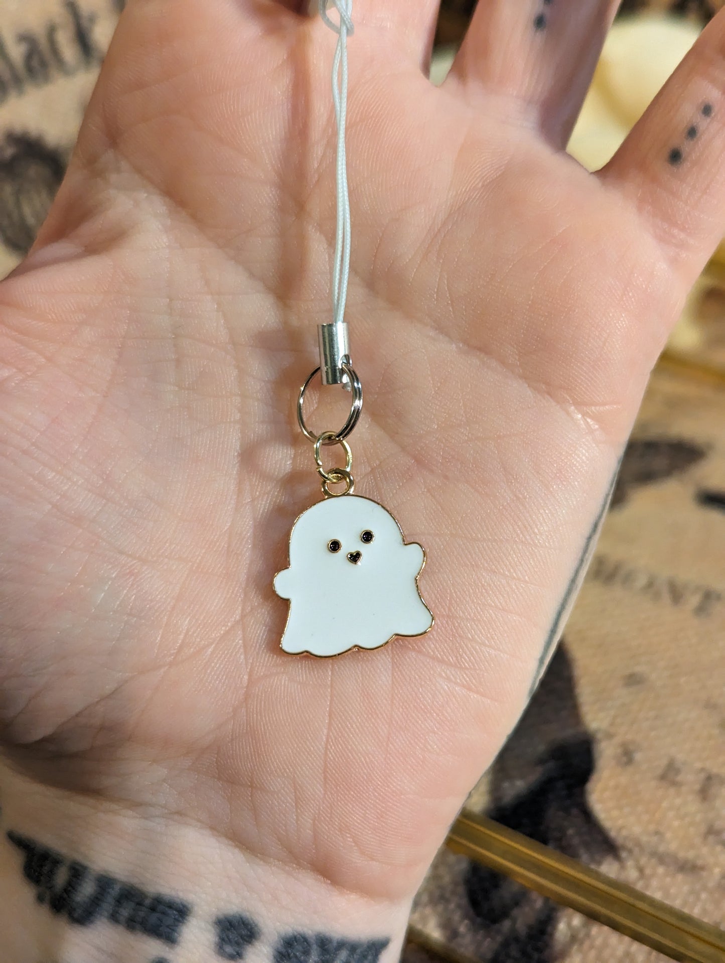 GHOST - ZIPPER PULL / CHARM