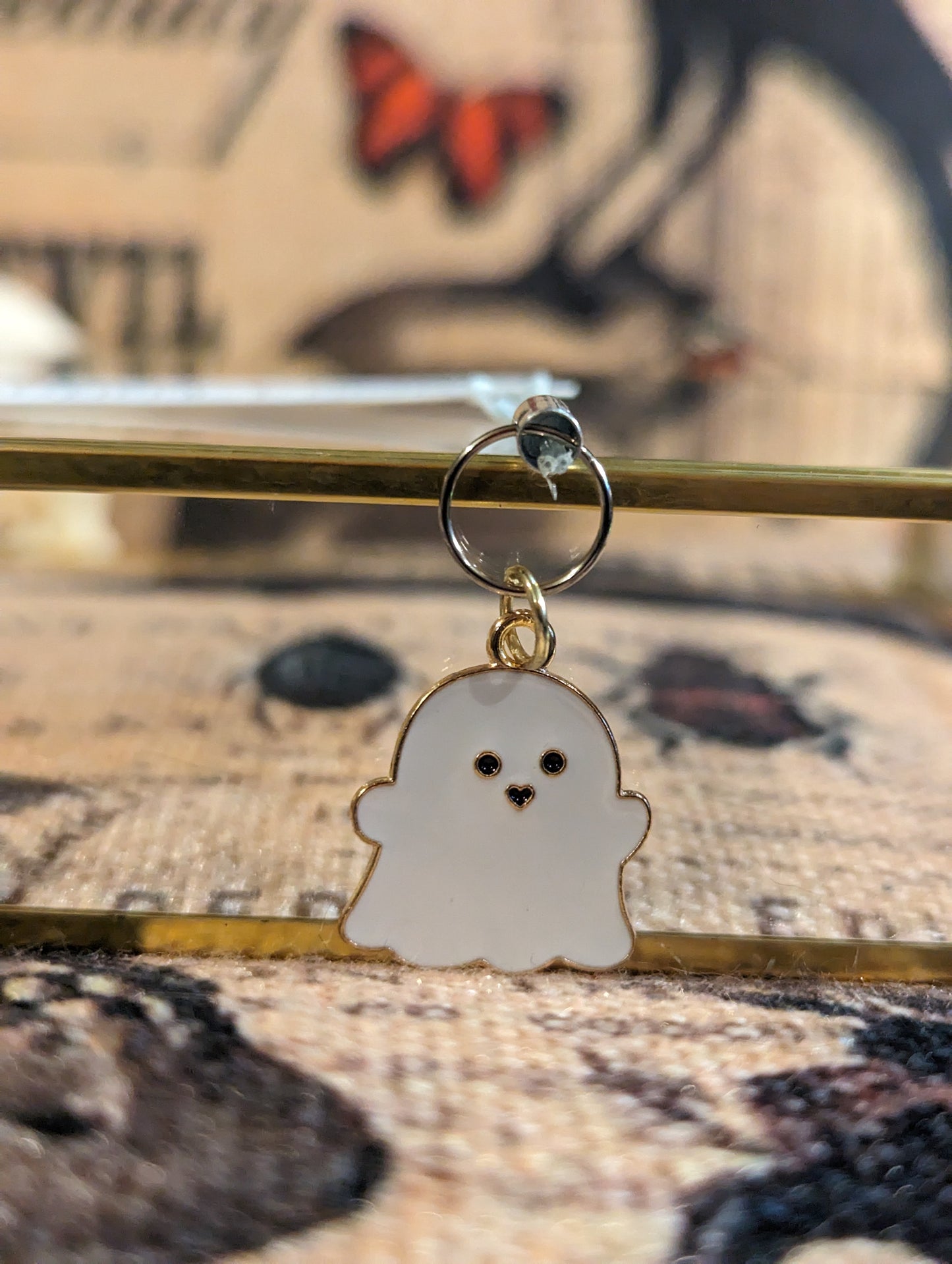 GHOST - ZIPPER PULL / CHARM