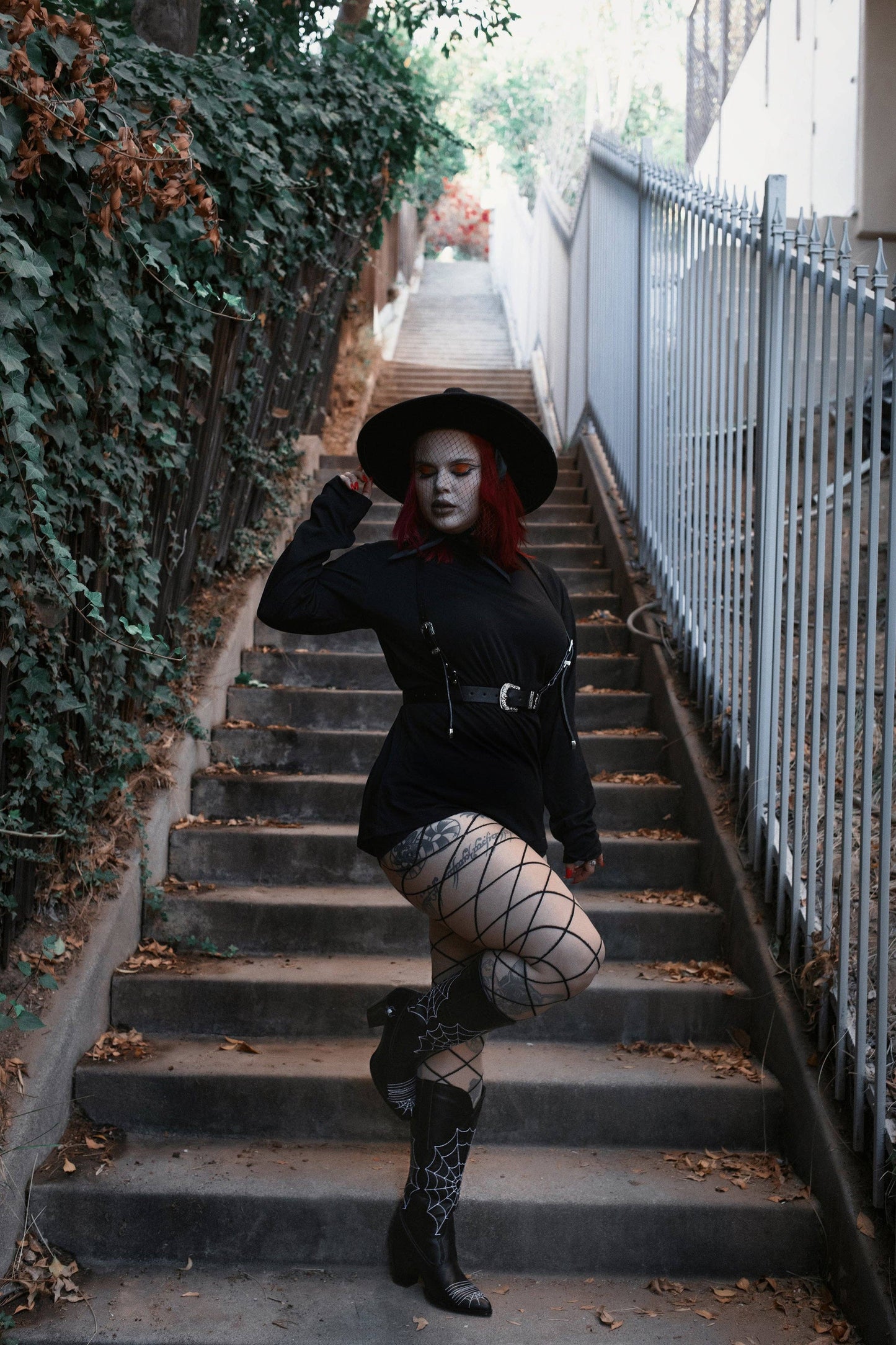 The ‘Midnight Rider’ Western Goth Harness