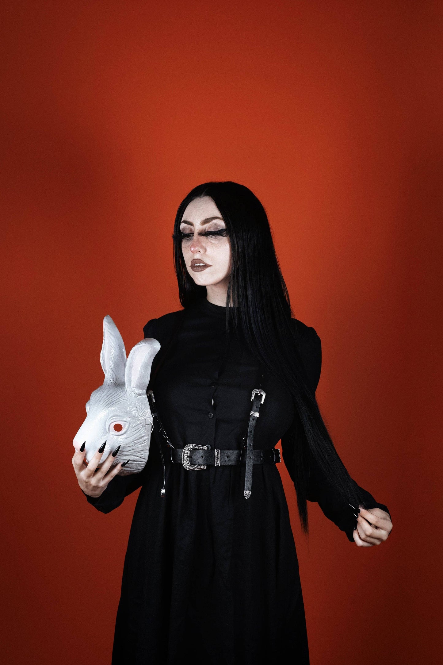 The ‘Midnight Rider’ Western Goth Harness