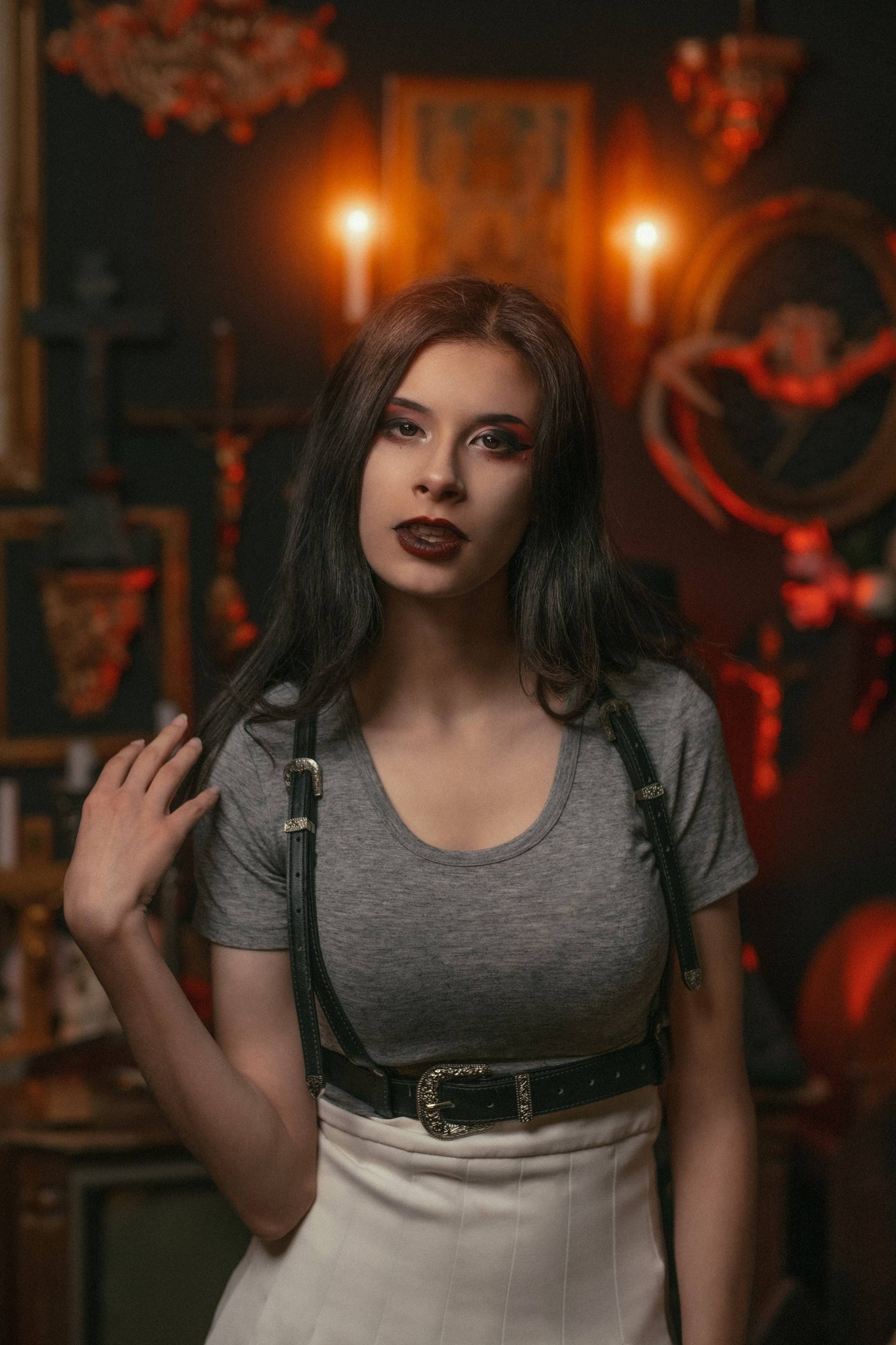 The ‘Midnight Rider’ Western Goth Harness