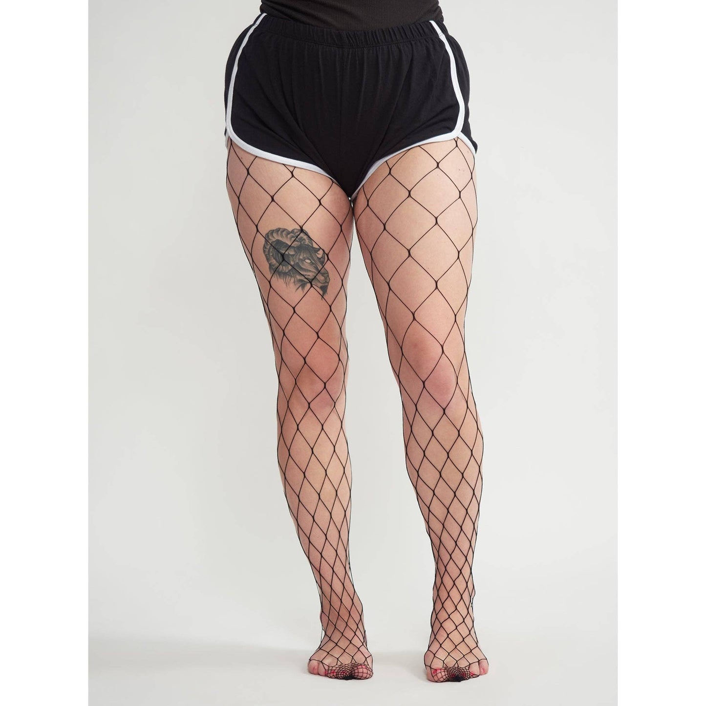 SOURPUSS FENCENET STOCKINGS