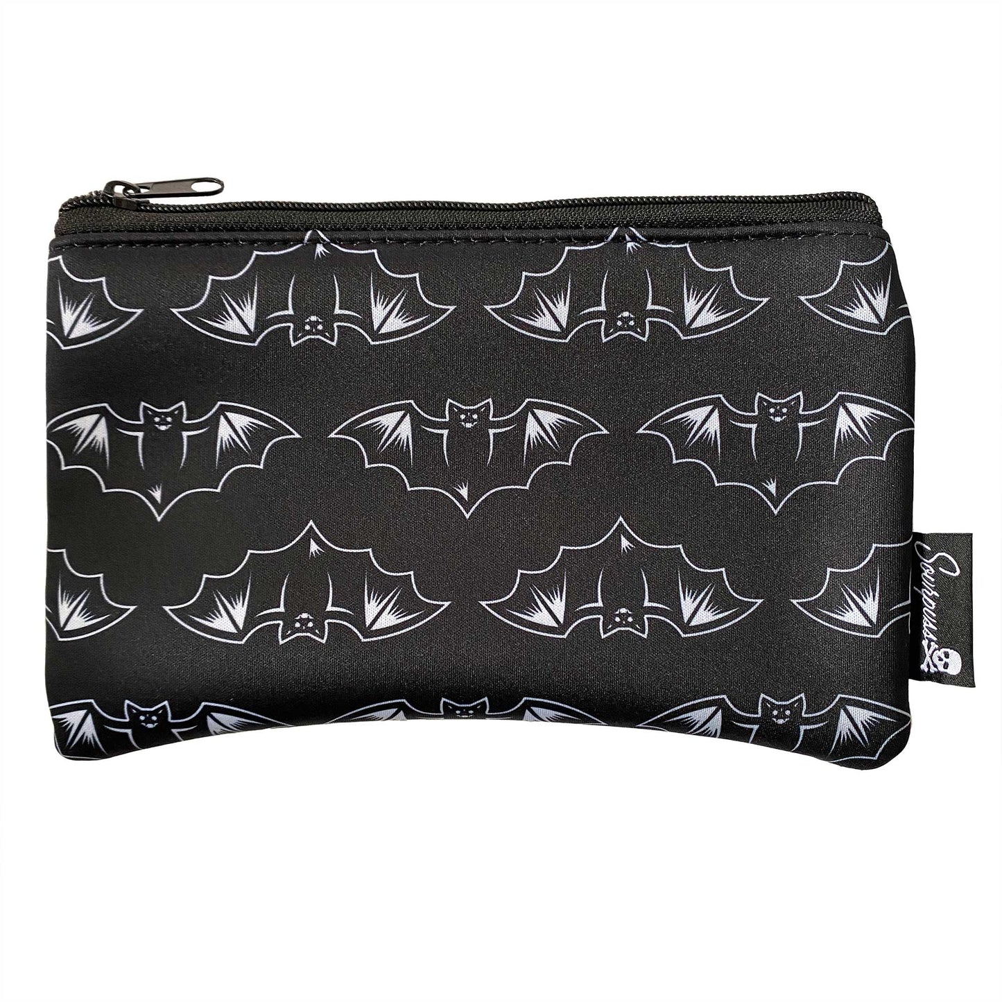 SOURPUSS NOKTURNAL BATS ZIP POUCH